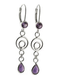 Silver Amethyst Drops - Aniks Creative Designs - 3