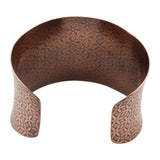 Bracelet-Textured Anti-clastic Copper Cuff Bracelet